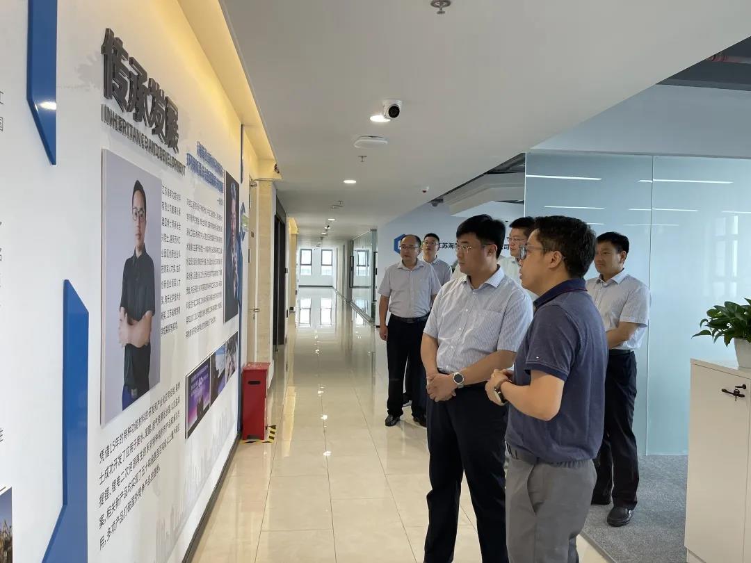 Vice Secretary of Tancheng County Committee and County Mayor Wang Lijun and His Delegation Visited Haipu for Inspection