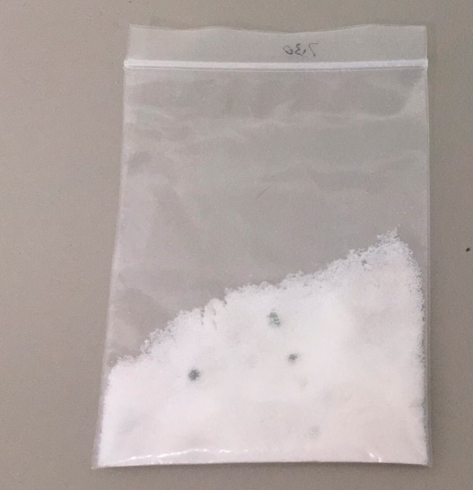 Laboratory effluent steam salt