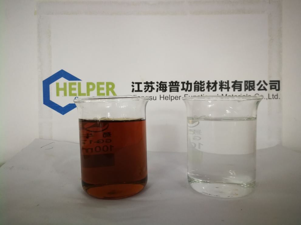 In order, it is adsorption inlet water and adsorption outlet water