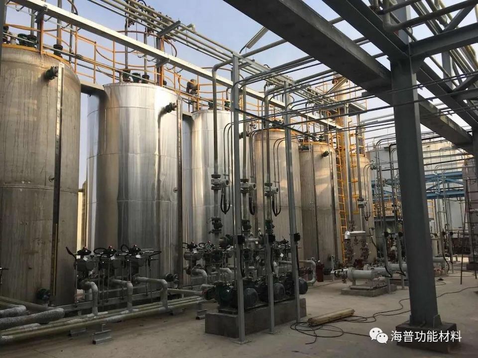 On site application demonstration of Haipu customized adsorption process