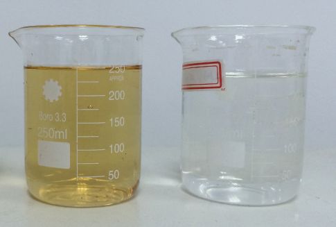 Raw water and effluent