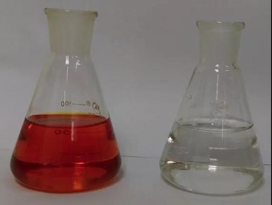 Comparison before and after processing