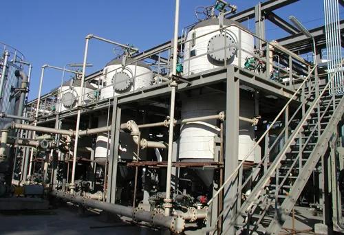 On site treatment project for benzene and ester waste gas