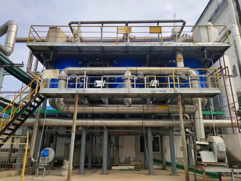 On site organic waste gas treatment project